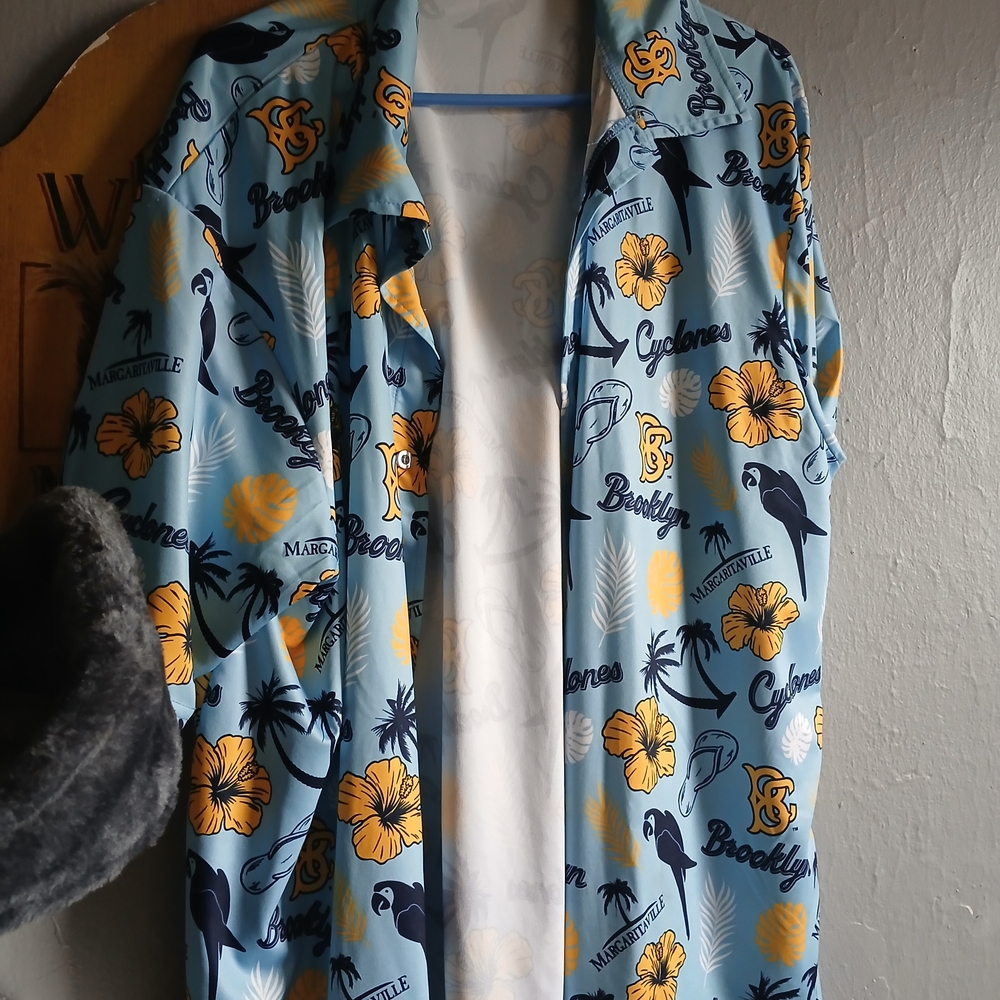Margaritaville Blue and Yellow Shirt
